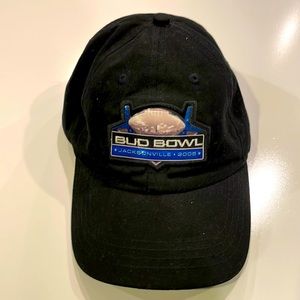 Vintage Bud Bowl Super Bowl XXXIX Hat | February 6, 2005 | Jacksonville